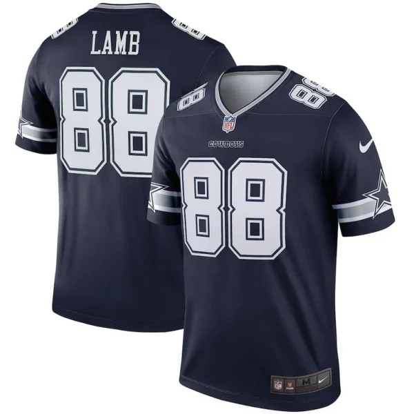 Ceedee lamb dallas cowboys nike team legend player performance top Navy
