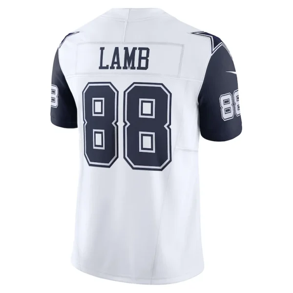 Ceedee lamb dallas cowboys nike vapor f.u.s.e. limited jersey White L