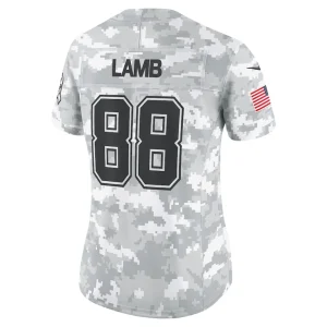Ceedee lamb dallas cowboys nike womens 2024 salute to service limited jersey Arctic camo L