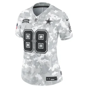 Ceedee lamb dallas cowboys nike womens 2024 salute to service limited jersey Arctic camo M