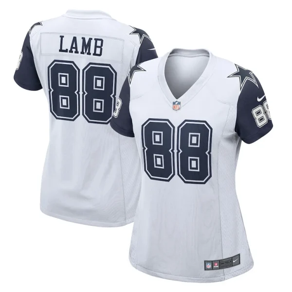 Ceedee lamb dallas cowboys nike womens 2nd alternate game jersey White