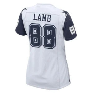 Ceedee lamb dallas cowboys nike womens 2nd alternate game jersey White L