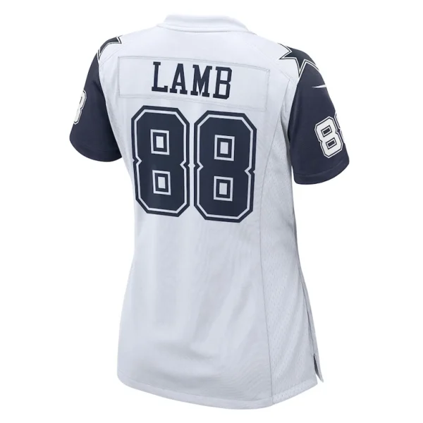 Ceedee lamb dallas cowboys nike womens 2nd alternate game jersey White L