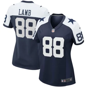 Ceedee lamb dallas cowboys nike womens alternate game team jersey Navy