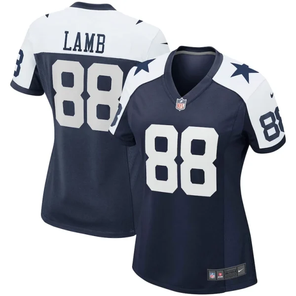 Ceedee lamb dallas cowboys nike womens alternate game team jersey Navy