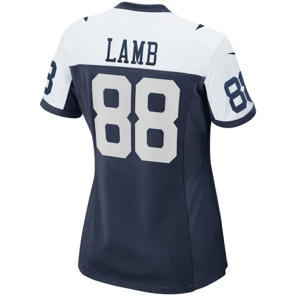 Ceedee lamb dallas cowboys nike womens alternate game team jersey Navy L