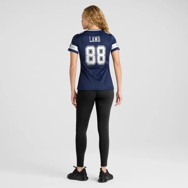 Ceedee lamb dallas cowboys nike womens game jersey Navy 2XL