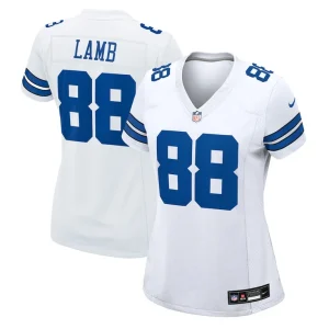 Ceedee lamb dallas cowboys nike womens game jersey White