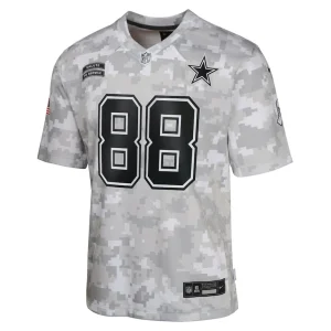 Ceedee lamb dallas cowboys nike youth 2024 salute to service game jersey Arctic camo Yth M