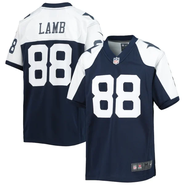 Ceedee lamb dallas cowboys nike youth alternate team game jersey Navy