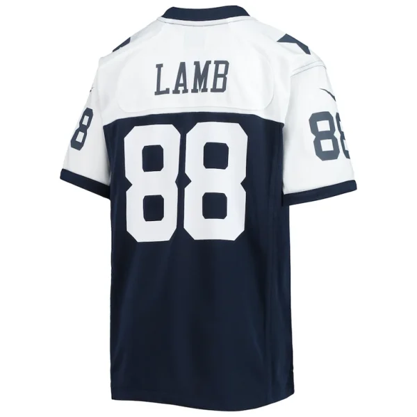 Ceedee lamb dallas cowboys nike youth alternate team game jersey Navy Yth L