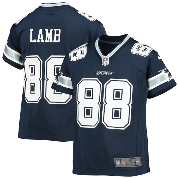 Ceedee lamb dallas cowboys nike youth player game jersey Navy