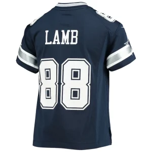 Ceedee lamb dallas cowboys nike youth player game jersey Navy Yth L