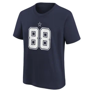 Ceedee lamb dallas cowboys nike youth player name number performance t shirt Navy M