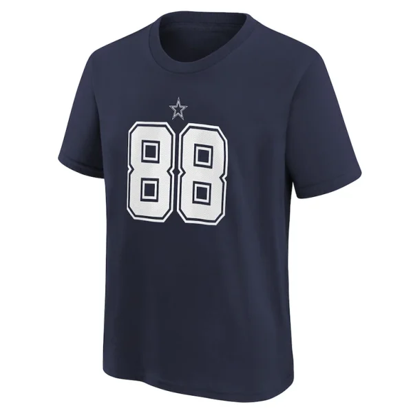 Ceedee lamb dallas cowboys nike youth player name number performance t shirt Navy M