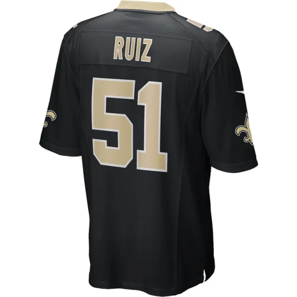 Cesar ruiz new orleans saints nike player game jersey Black L