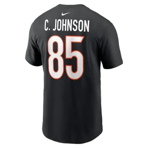 Chad johnson cincinnati bengals nike retired player name number t shirt Black L