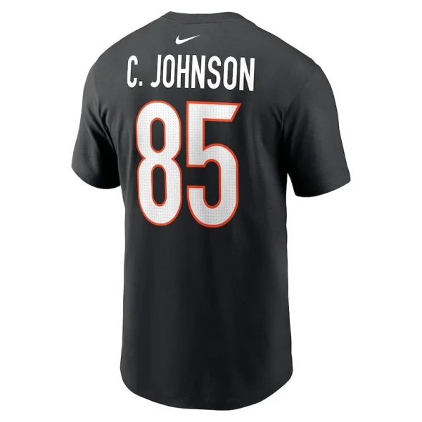 Chad johnson cincinnati bengals nike retired player name number t shirt Black L