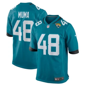 Chad muma jacksonville jaguars nike game jersey Teal