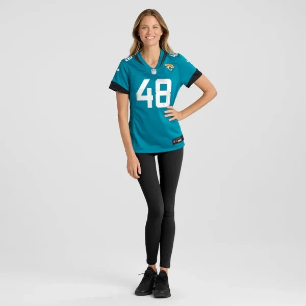 Chad muma jacksonville jaguars nike womens game jersey Teal XL