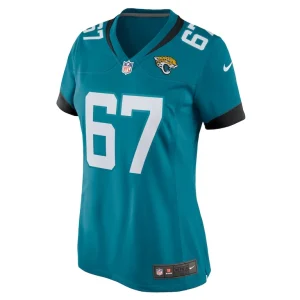 Chandler brewer jacksonville jaguars nike womens game jersey Teal M