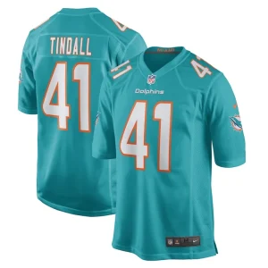 Channing tindall miami dolphins nike game player jersey Aqua