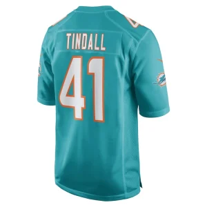 Channing tindall miami dolphins nike game player jersey Aqua L