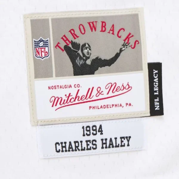 Charles haley dallas cowboys mitchell ness 1994 alternate legacy replica jersey White L