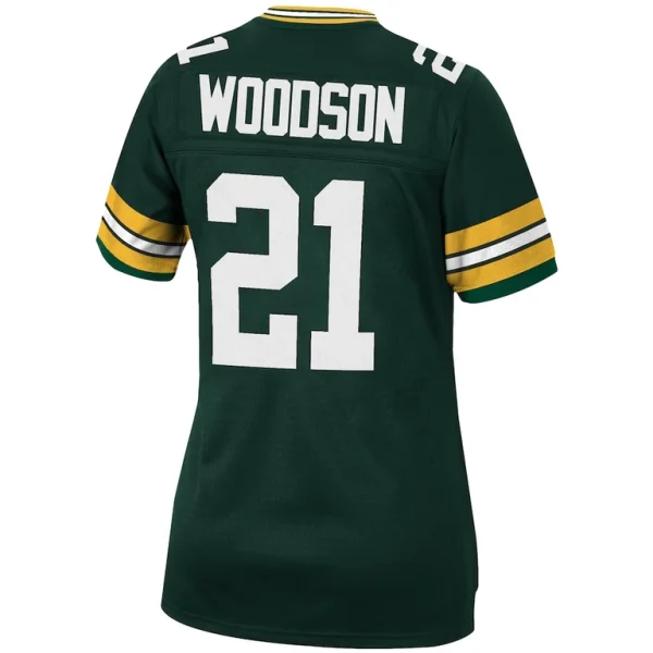 Charles woodson green bay packers mitchell ness womens 2010 legacy replica player jersey Green L