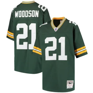 Charles woodson green bay packers mitchell ness youth retired player legacy jersey Green