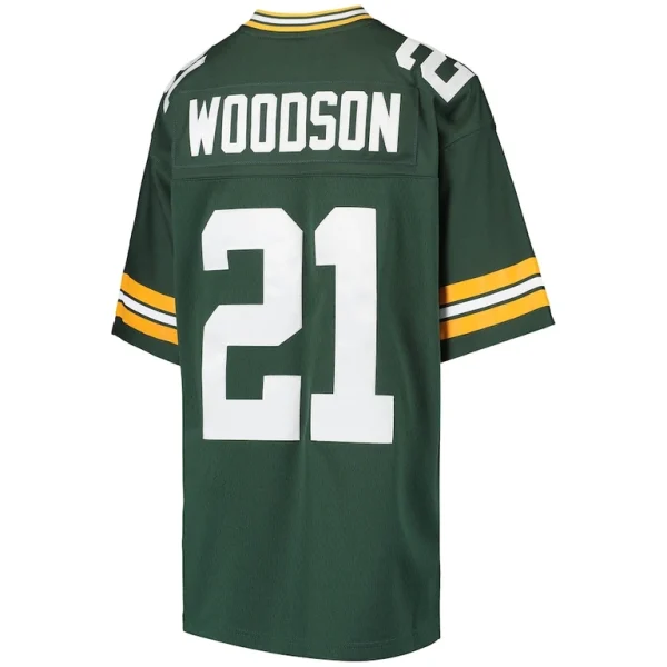 Charles woodson green bay packers mitchell ness youth retired player legacy jersey Green Yth L