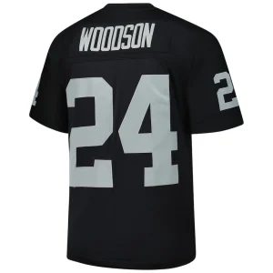 Charles woodson las vegas raiders mitchell ness legacy replica jersey Black L