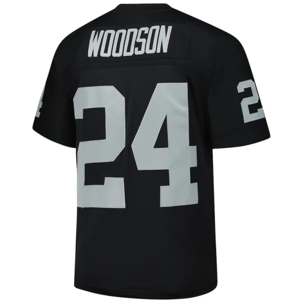 Charles woodson las vegas raiders mitchell ness legacy replica jersey Black L