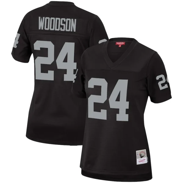 Charles woodson las vegas raiders mitchell ness womens legacy replica team jersey Black