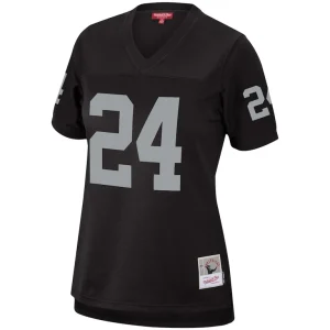 Charles woodson las vegas raiders mitchell ness womens legacy replica team jersey Black M