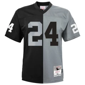 Charles woodson las vegas raiders mitchell ness youth split legacy jersey Blacksilver Yth M