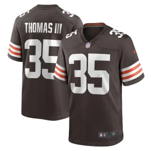 Charlie thomas cleveland browns nike team game jersey Brown