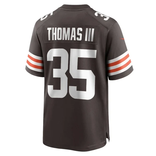 Charlie thomas cleveland browns nike team game jersey Brown L