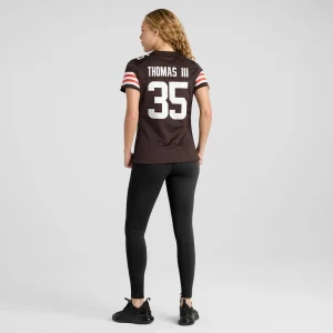 Charlie thomas cleveland browns nike womens team game jersey Brown 2XL