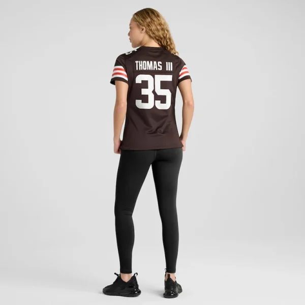 Charlie thomas cleveland browns nike womens team game jersey Brown 2XL