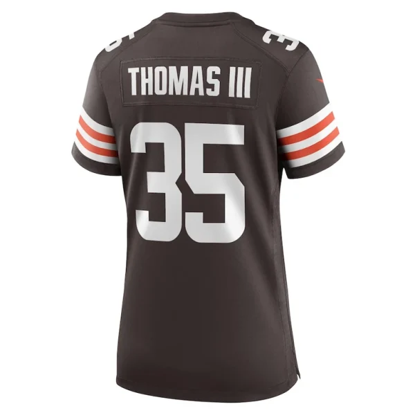 Charlie thomas cleveland browns nike womens team game jersey Brown L