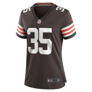 Charlie thomas cleveland browns nike womens team game jersey Brown M