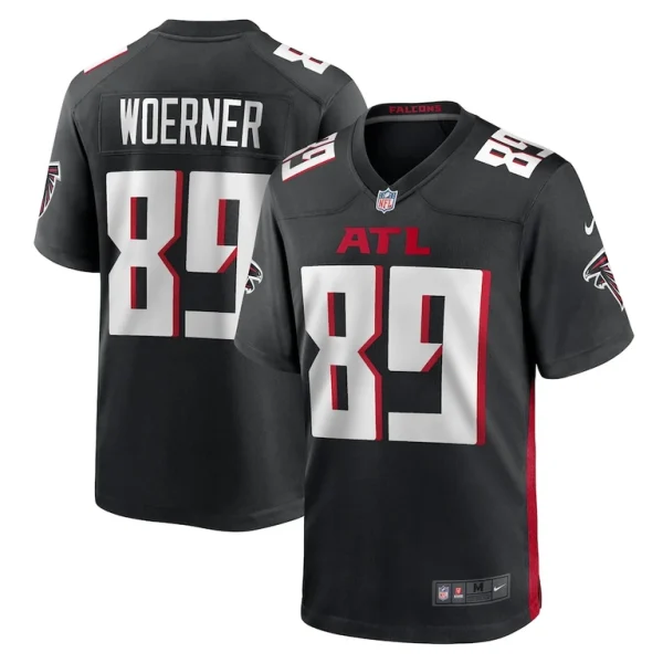 Charlie woerner atlanta falcons nike game jersey Black