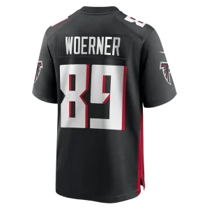 Charlie woerner atlanta falcons nike game jersey Black L