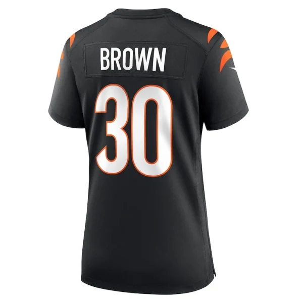 Chase brown cincinnati bengals nike womens team game jersey Black L