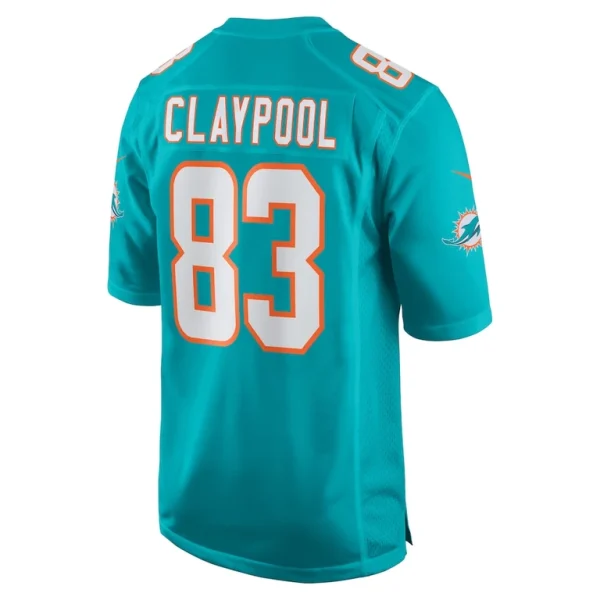 Chase claypool miami dolphins nike game jersey Aqua L