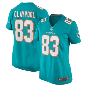 Chase claypool miami dolphins nike womens game jersey Aqua