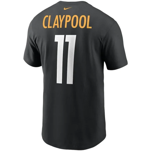 Chase claypool pittsburgh steelers nike name number t shirt Black L