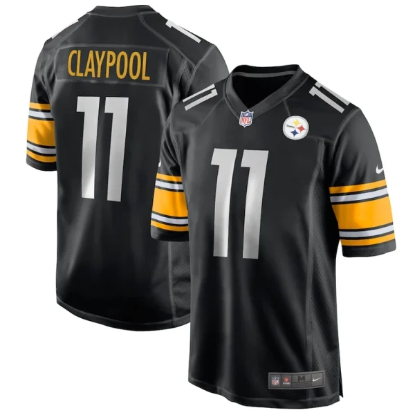 Chase claypool pittsburgh steelers nike player game jersey Black