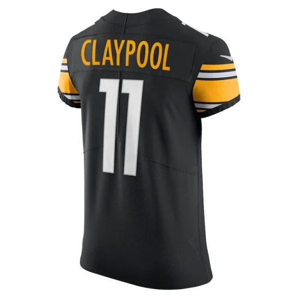Chase claypool pittsburgh steelers nike vapor elite player jersey Black 48
